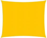 vidaXL Sonnensegel 160 g/m&sup2; Gelb 2,5x2,5 m HDPE
