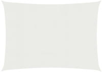 vidaXL Sonnensegel 160 g/m&sup2; Wei&szlig; 3,5x4,5 m HDPE