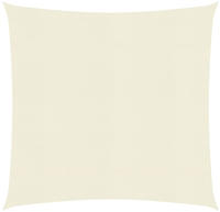 vidaXL Sonnensegel 160 g/m&sup2; Creme 7x7 m HDPE