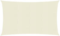vidaXL Sonnensegel 160 g/m&sup2; Creme 3,5x4,5 m HDPE