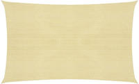 vidaXL Sonnensegel 160 g/m&sup2; Beige 2x4,5 m HDPE