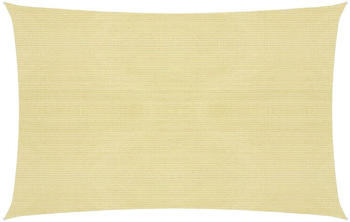 vidaXL Sonnensegel 160 g/m² beige 2,5x3,5m HDPE (311123)