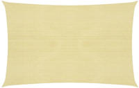 vidaXL Sonnensegel 160 g/m&sup2; Beige 3x4,5 m HDPE