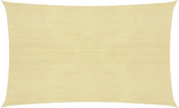 vidaXL Sonnensegel 160 g/m&sup2; Beige 3x5 m HDPE