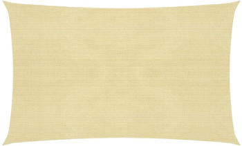 vidaXL Sonnensegel 160 g/m² beige 3x5m HDPE (311129)