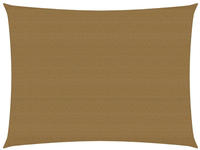 vidaXL Sonnensegel 160 g/m&sup2; Taupe 2x3,5 m HDPE