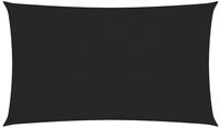 vidaXL Sonnensegel 160 g/m&sup2; Schwarz 3x6 m HDPE