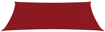 vidaXL Sonnensegel Oxford-Gewebe 3x6m rot (135653)