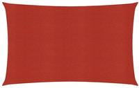 vidaXL Sonnensegel 160 g/m&sup2; Rot 6x8 m HDPE