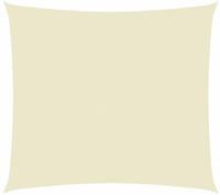 vidaXL Sonnensegel Oxford-Gewebe Rechteckig 3x4 m Creme