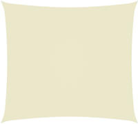 vidaXL Sonnensegel Oxford-Gewebe Rechteckig 3,5x4,5 m Creme