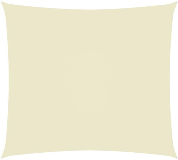 vidaXL Sonnensegel Oxford-Gewebe Rechteckig 3,5x4,5m creme (135214)