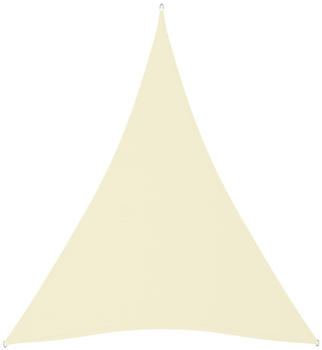 vidaXL Sonnensegel Oxford-Gewebe Dreieckig 3x4x4m cremeweiß (135229)