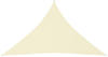 vidaXL Sonnensegel Oxford-Gewebe Dreieckig 3,5x3,5x4,9m creme (135230)
