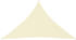 vidaXL Sonnensegel Oxford-Gewebe Dreieckig 3,5x3,5x4,9m creme (135230)