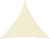 vidaXL Sonnensegel Oxford-Gewebe Dreieckig 4x4x4 m Creme