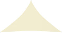 vidaXL Sonnensegel Oxford-Gewebe Dreieckig 4x4x5,8 m Creme