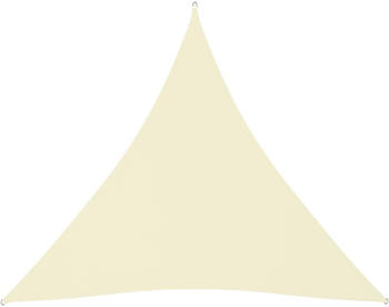 vidaXL Sonnensegel Oxford-Gewebe Dreieckig 4,5x4,5x4,5m creme (135233)