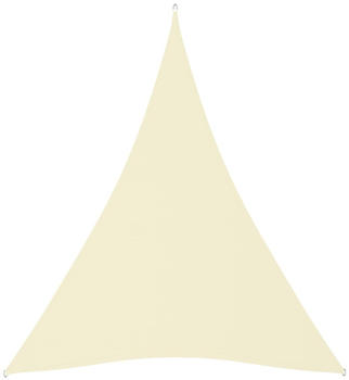 vidaXL Sonnensegel Oxford-Gewebe Dreieckig 4x5x5m creme (135234)