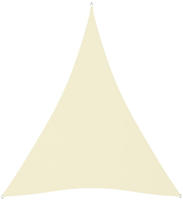 vidaXL Sonnensegel Oxford-Gewebe Dreieckig 5x6x6 m Creme