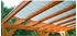 Floracord Sonnensegel rechteckig wasserabweisend 380x88cm elfenbein