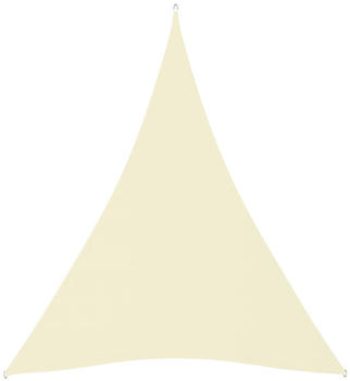 vidaXL Sonnensegel Oxford-Gewebe Dreieckig 5x7x7m creme (135237)