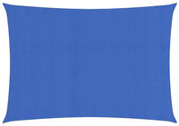 vidaXL Sonnensegel 160 g/m&sup2; Blau 2,5x4,5 m HDPE