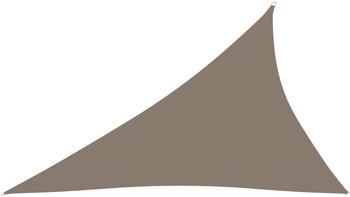 vidaXL Sonnensegel Oxford-gewebe Dreieckig 4x5x6,4m taupe