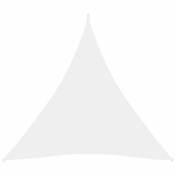 vidaXL Sonnensegel Oxford-gewebe Dreieckig 5x5x5m weiß
