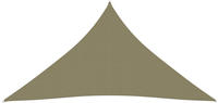 vidaXL Sonnensegel Oxford-Gewebe Dreieckig 5x7x7 m Beige