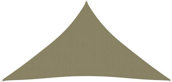 vidaXL Sonnensegel Oxford-gewebe Dreieckig 5x7x7m beige