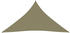 Beige: vidaXL Sonnensegel Oxford-gewebe Dreieckig 5x7x7m