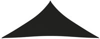 vidaXL Sonnensegel Oxford-Gewebe Dreieckig 5x7x7 m Schwarz
