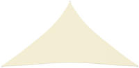 vidaXL Sonnensegel Oxford-Gewebe Dreieckig 6x6x6 m Creme