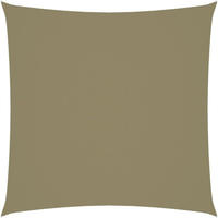vidaXL Sonnensegel Oxford-Gewebe Quadratisch 2,5x2,5 m Beige