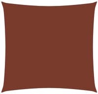 vidaXL Sonnensegel Oxford-Gewebe Quadratisch 3x3 m Terrakotta-Rot