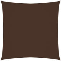 vidaXL Sonnensegel Oxford-Gewebe Quadratisch 4x4 m Braun