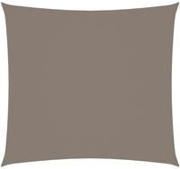 vidaXL Sonnensegel Oxford-Gewebe Quadratisch 5x5 m Taupe