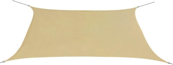 vidaXL Sonnensegel Oxford Gewebe Rechteckig 2x4m beige