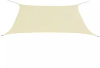 vidaXL Sonnensegel Oxford-Gewebe Rechteckig 2x4 m Creme