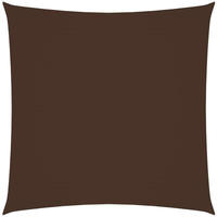 vidaXL Sonnensegel Oxford-Gewebe Quadratisch 7x7 m Braun