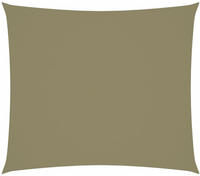 vidaXL Sonnensegel Oxford-Gewebe Rechteckig 2,5x3 m Beige