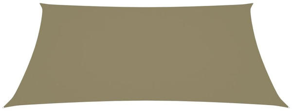vidaXL Sonnensegel Oxford-gewebe Rechteckig 2,5x4,5m beige