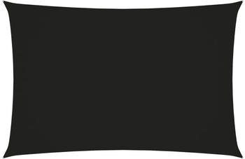 vidaXL Sonnensegel Oxford-gewebe Rechteckig 2,5x4,5m schwarz