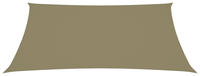 vidaXL Sonnensegel Oxford-Gewebe Rechteckig 2,5x4 m Beige