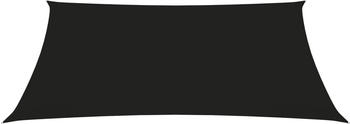 vidaXL Sonnensegel Oxford-gewebe Rechteckig 2,5x4m schwarz