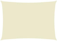 vidaXL Sonnensegel Oxford-Gewebe Rechteckig 2,5x5 m Creme