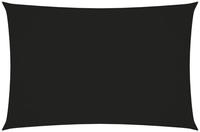 vidaXL Sonnensegel Oxford-Gewebe Rechteckig 2,5x5 m Schwarz