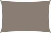 vidaXL Sonnensegel Oxford-Gewebe Rechteckig 2,5x5 m Taupe