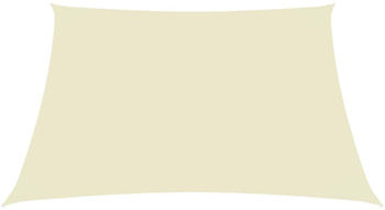 vidaXL Sonnensegel Oxford-gewebe Rechteckig 2x2,5m cremeweiß